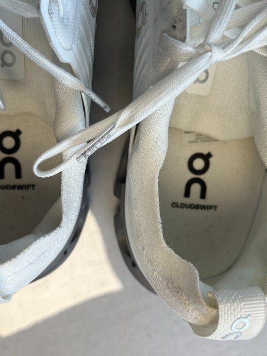 On Cloudswift 3 White Grey Men’s Running Shoes 11M Flawed main image 10